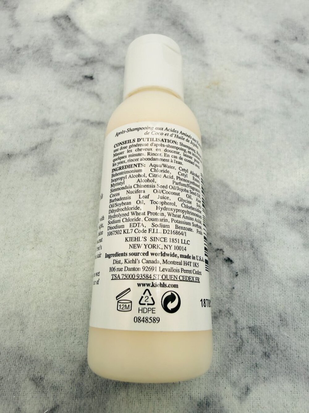 Kiehls Hair Care Gift Set-Amino Acid Conditioner,Travel Size,3 x 65ml-3pc-NEW - Picture 9 of 13